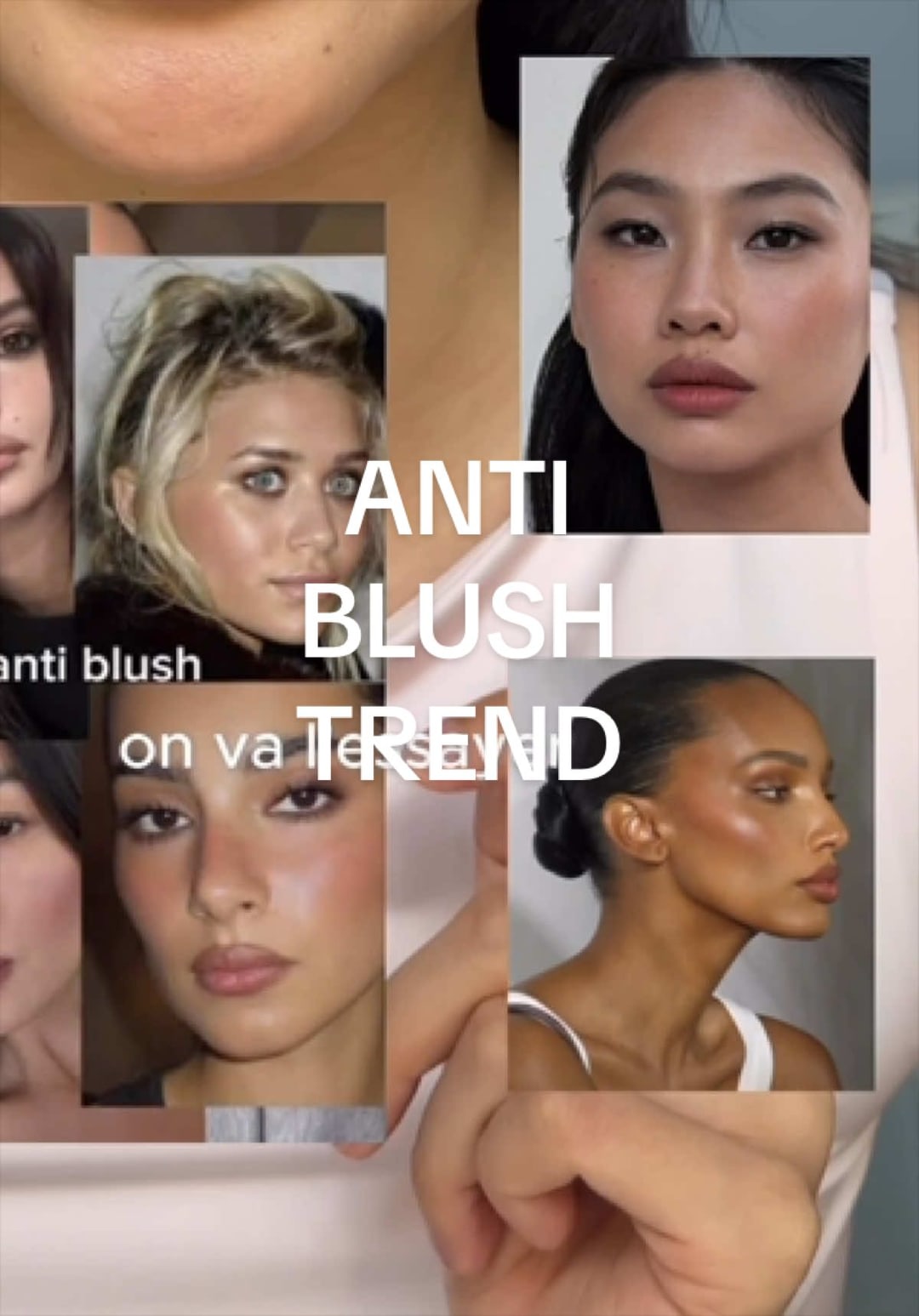 Vidéo UGC de Eve : Tendance anti-blush en trois produits, Vidéo TikTok : tutoriel maquillage