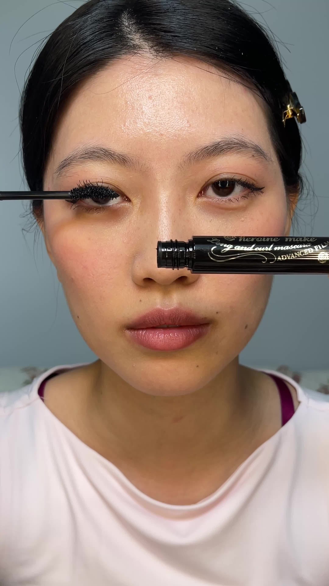 Vidéo UGC de Eve : Mascara longueur et courbure, Vidéo TikTok : concept esthétique, application et rendu final