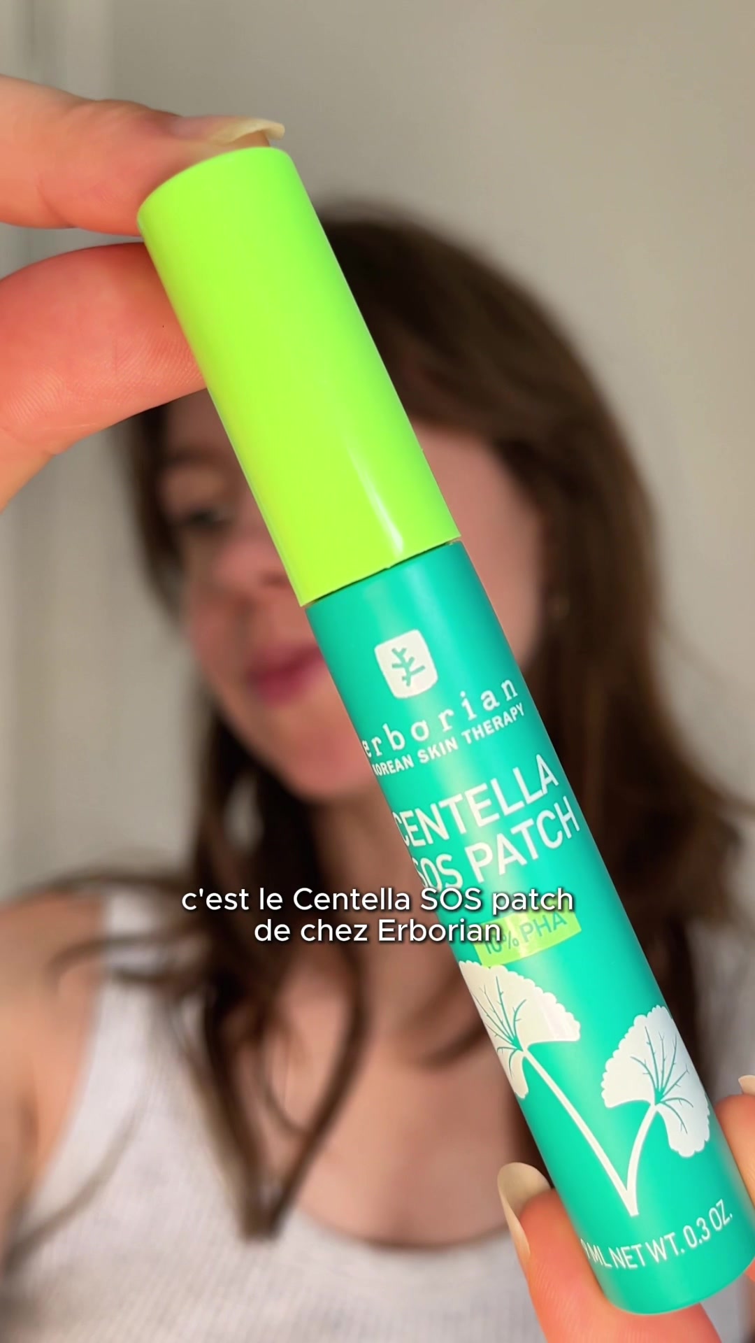Vidéo UGC de Audrey : Patchs anti-boutons, Vidéo TikTok : mise en situation humoristique