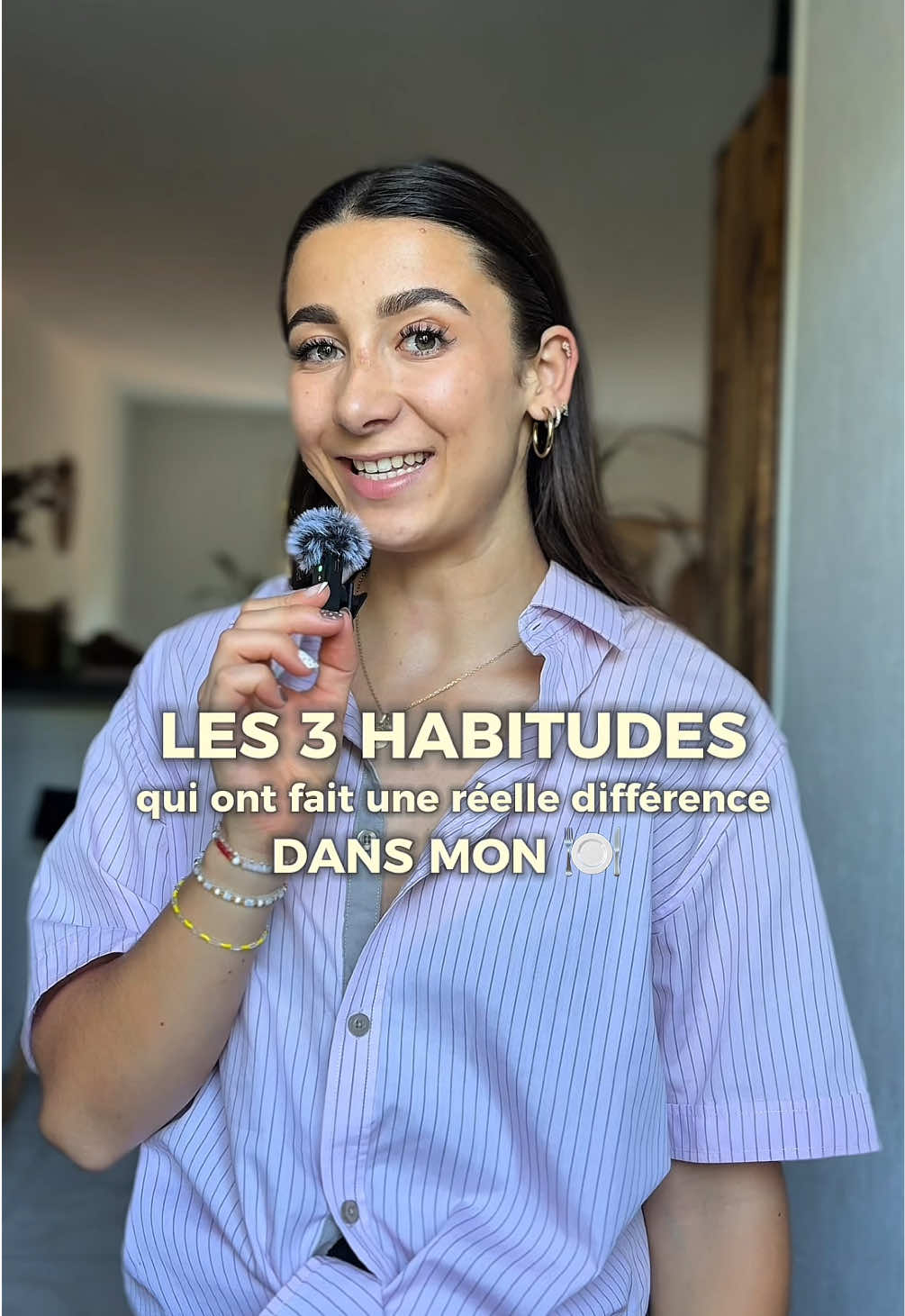 Vidéo UGC de Amalia : Astuces cuisine pour manger équilibré, Vidéo TikTok : conseils face caméra avec ustensiles