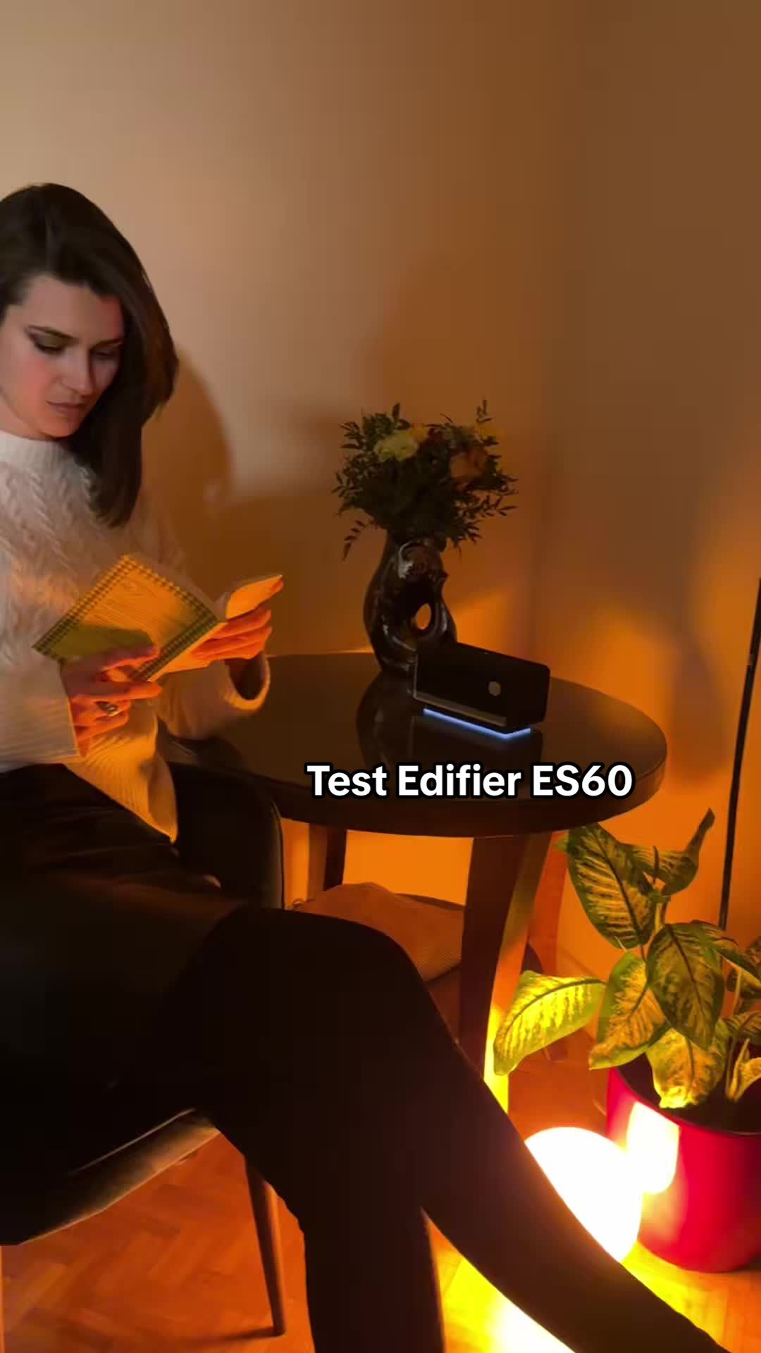 Vidéo UGC de Céline : Test d'une enceinte au look rétro, Vidéo TikTok : test et avis produit audio