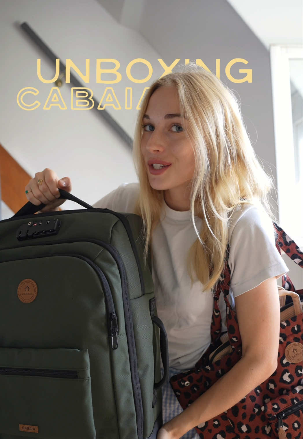 Vidéo UGC de Sarah : Accessoires de voyage, Vidéo TikTok : déballage de produits reçus