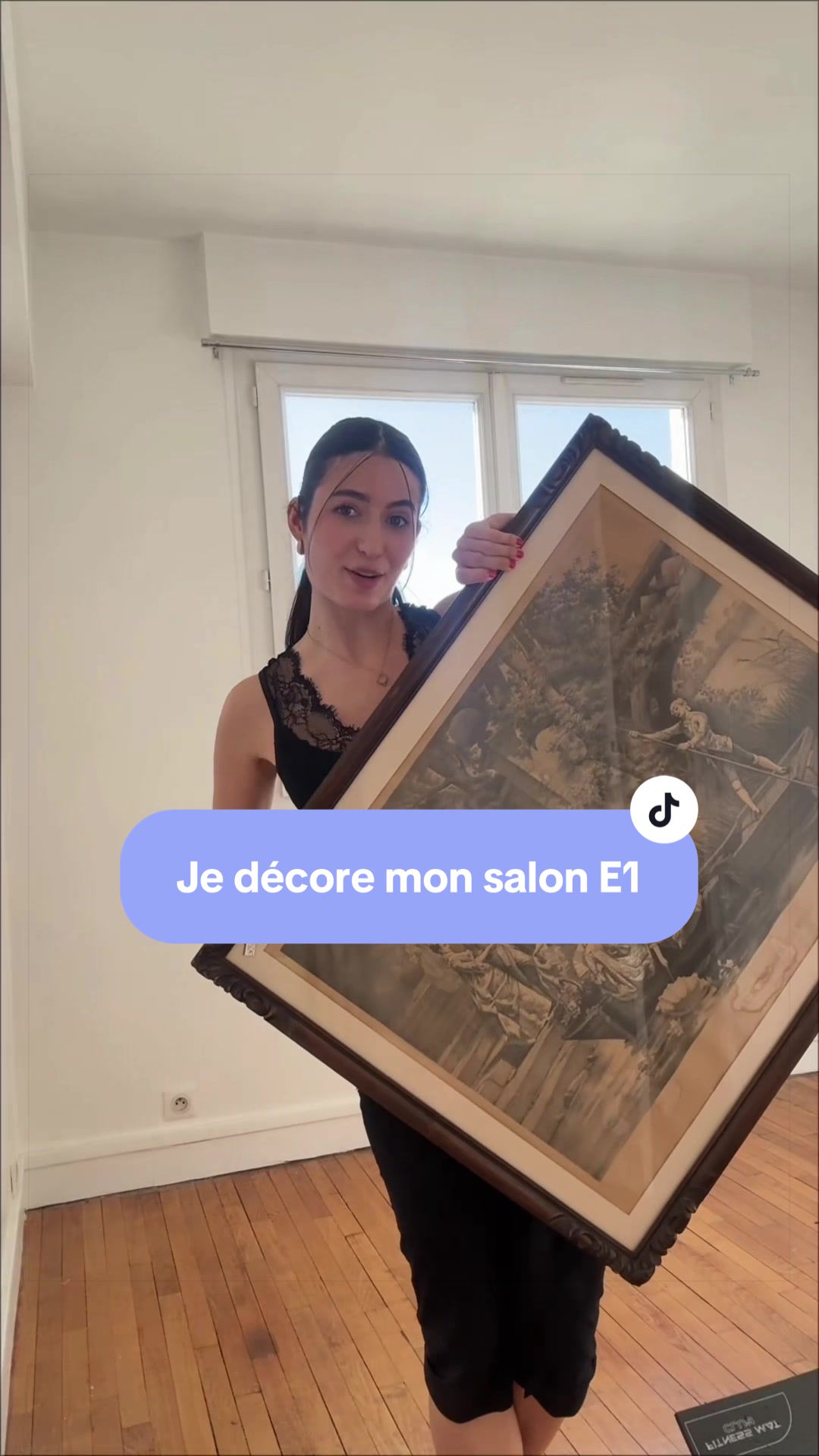 Vidéo UGC de Fleur : Aménagement d’un salon, Vidéo TikTok : moodboard déco
