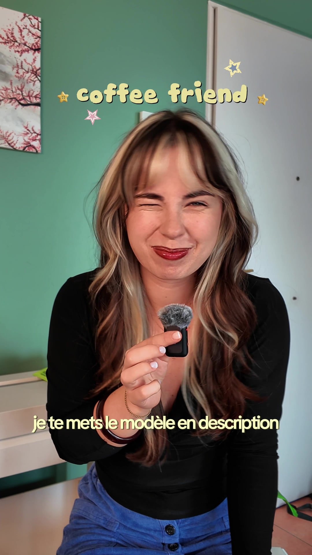 Vidéo UGC de Eva : Boutique de café en ligne, Vidéo TikTok : collaboration face caméra