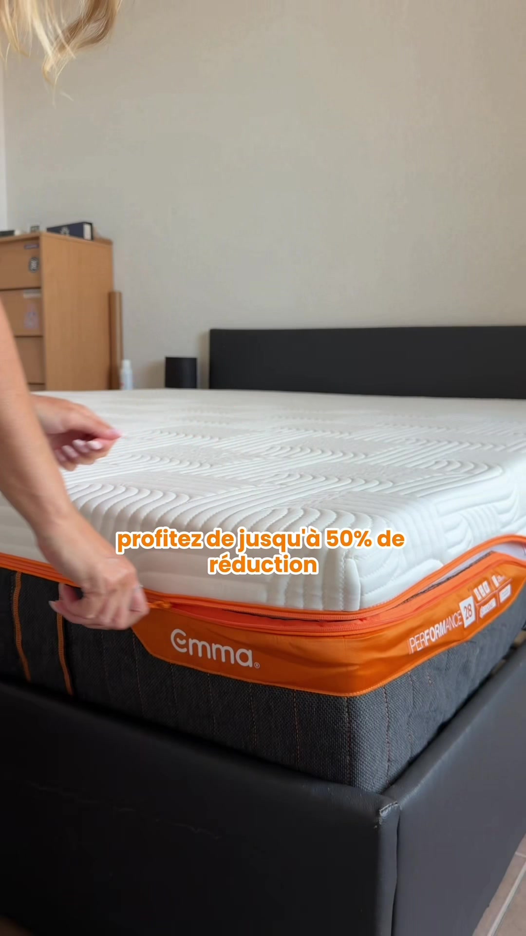 Vidéo UGC de Marine : Matelas, Vidéo TikTok : avis après réception