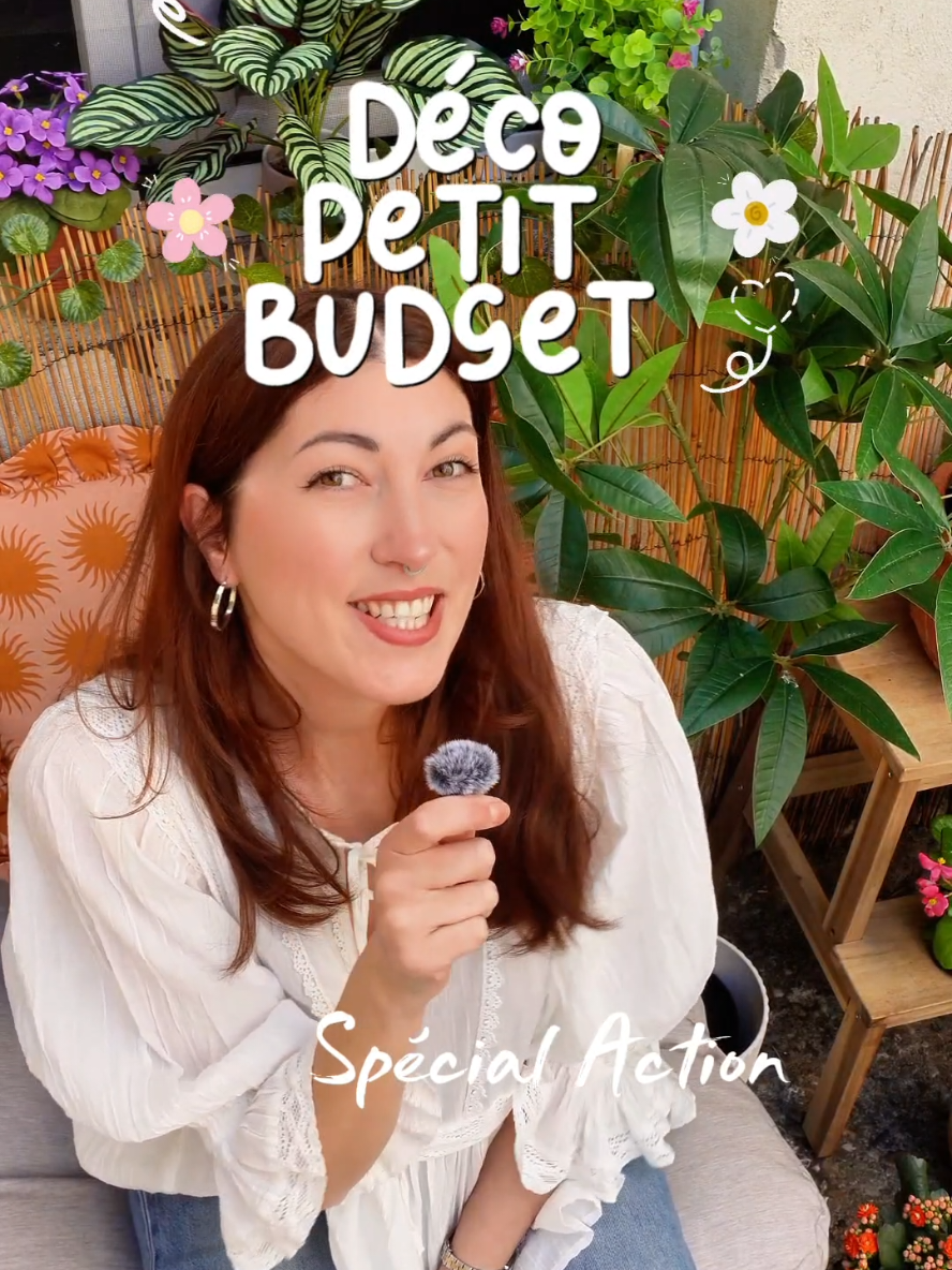 Vidéo UGC de Emma : Déco extérieure petit budget, Vidéo TikTok : transformation d’une cour