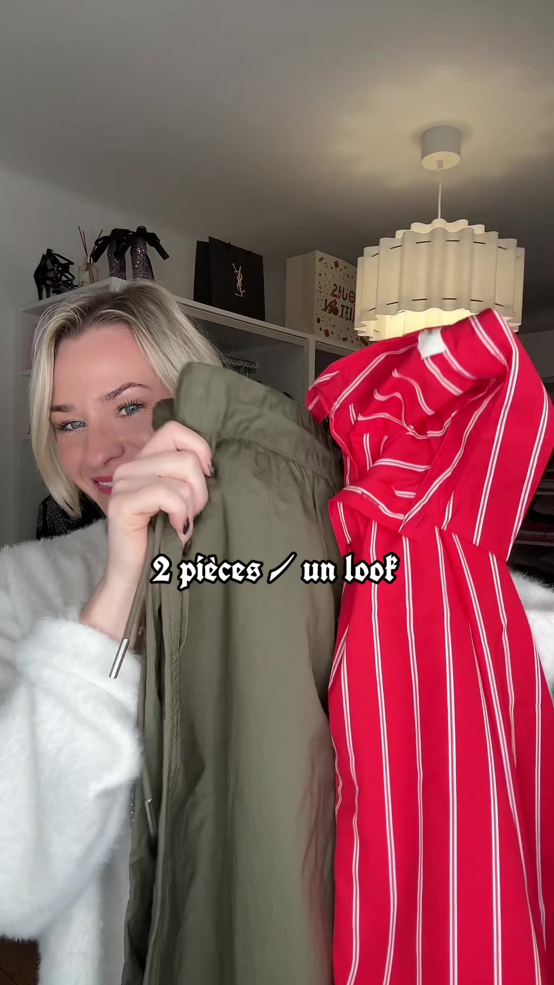 Vidéo UGC de Pauline : Look en deux pièces, Vidéo TikTok : tenue assemblée et présentée