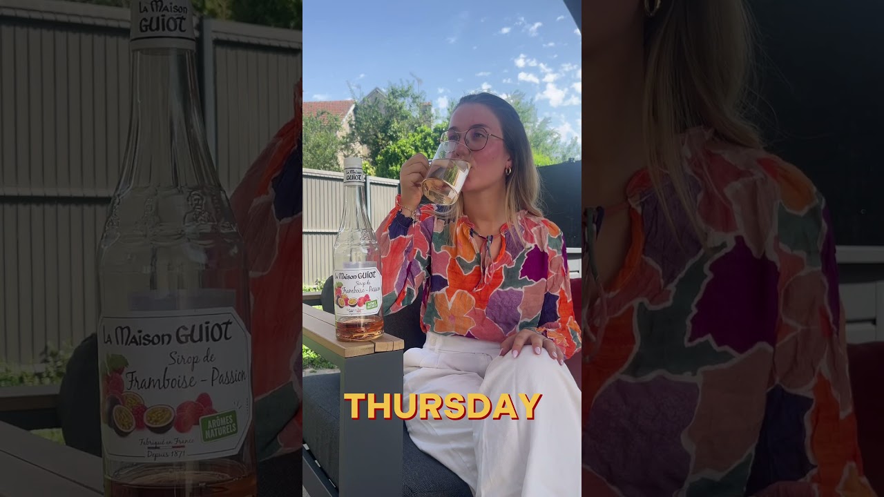 Vidéo UGC de Chloé : Sirops aromatisés, Short YouTube : un sirop différent pour chaque jour