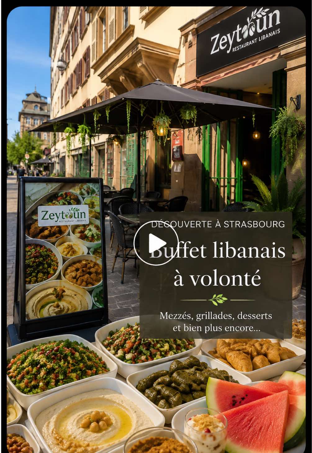 Vidéo UGC de Faye : Buffet libanais, Vidéo TikTok : découverte d'une adresse libanaise