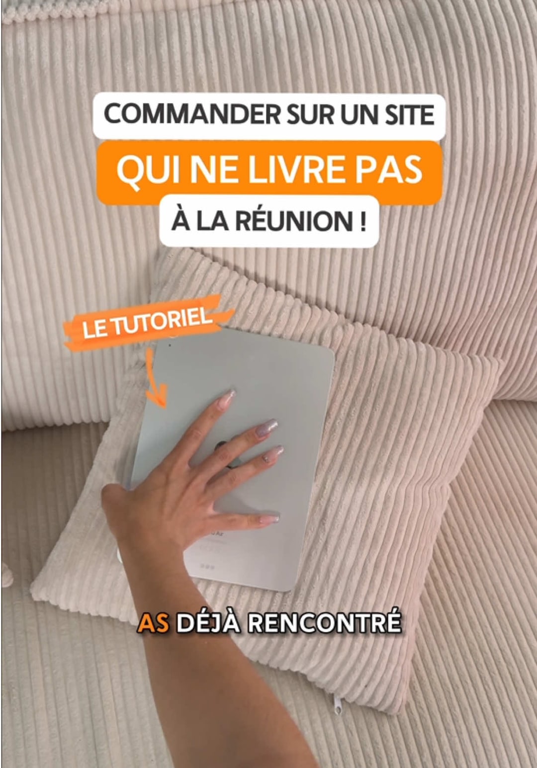 Vidéo UGC de Laura : Service de réexpédition de colis, Vidéo TikTok : présentation d’un service en ligne