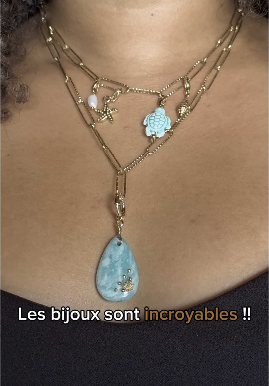 Vidéo UGC de Maëva : Bijoux en acier inoxydable, Vidéo TikTok : découverte d’une boutique