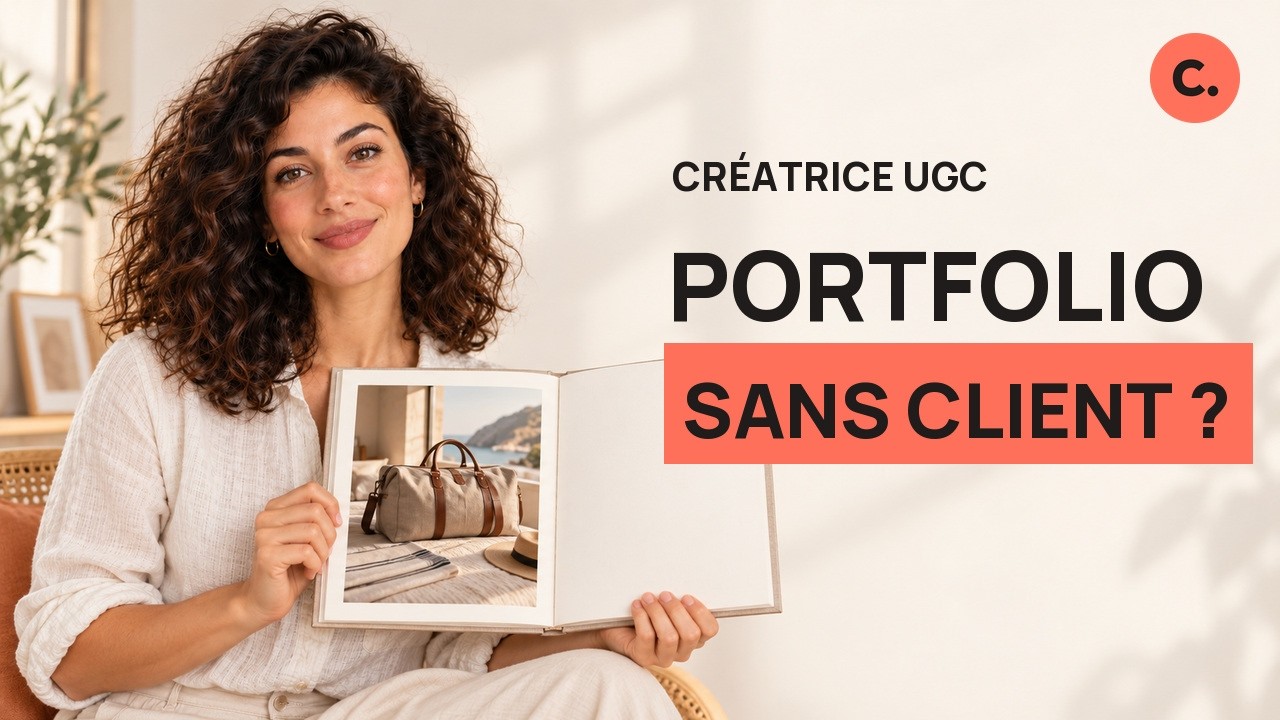 Vignette de la vidéo : Portfolio UGC sans client : crée un projet qui montre ton travail