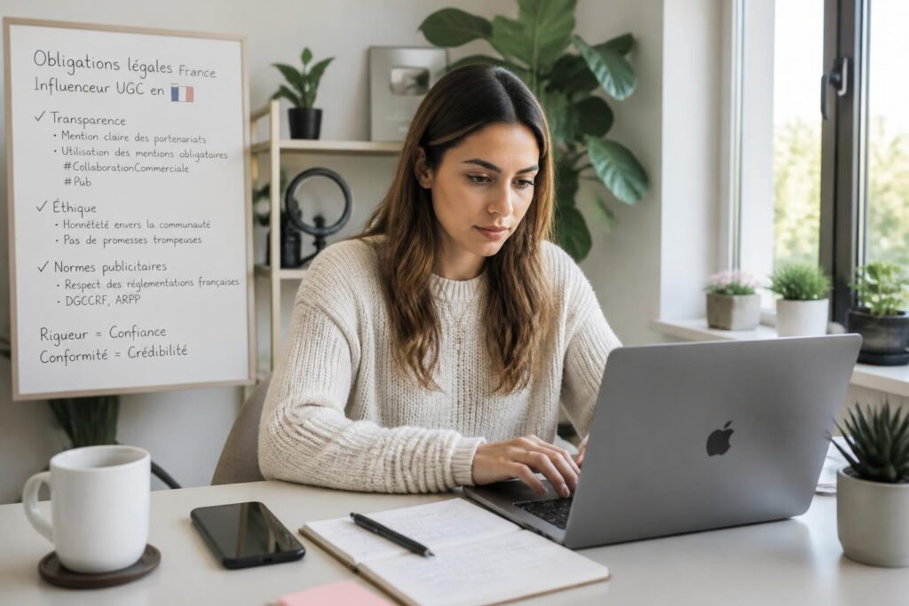 découvrez les règles essentielles de la loi influenceur en france à respecter en tant que créatrice de contenu ugc, pour une communication transparente et conforme.