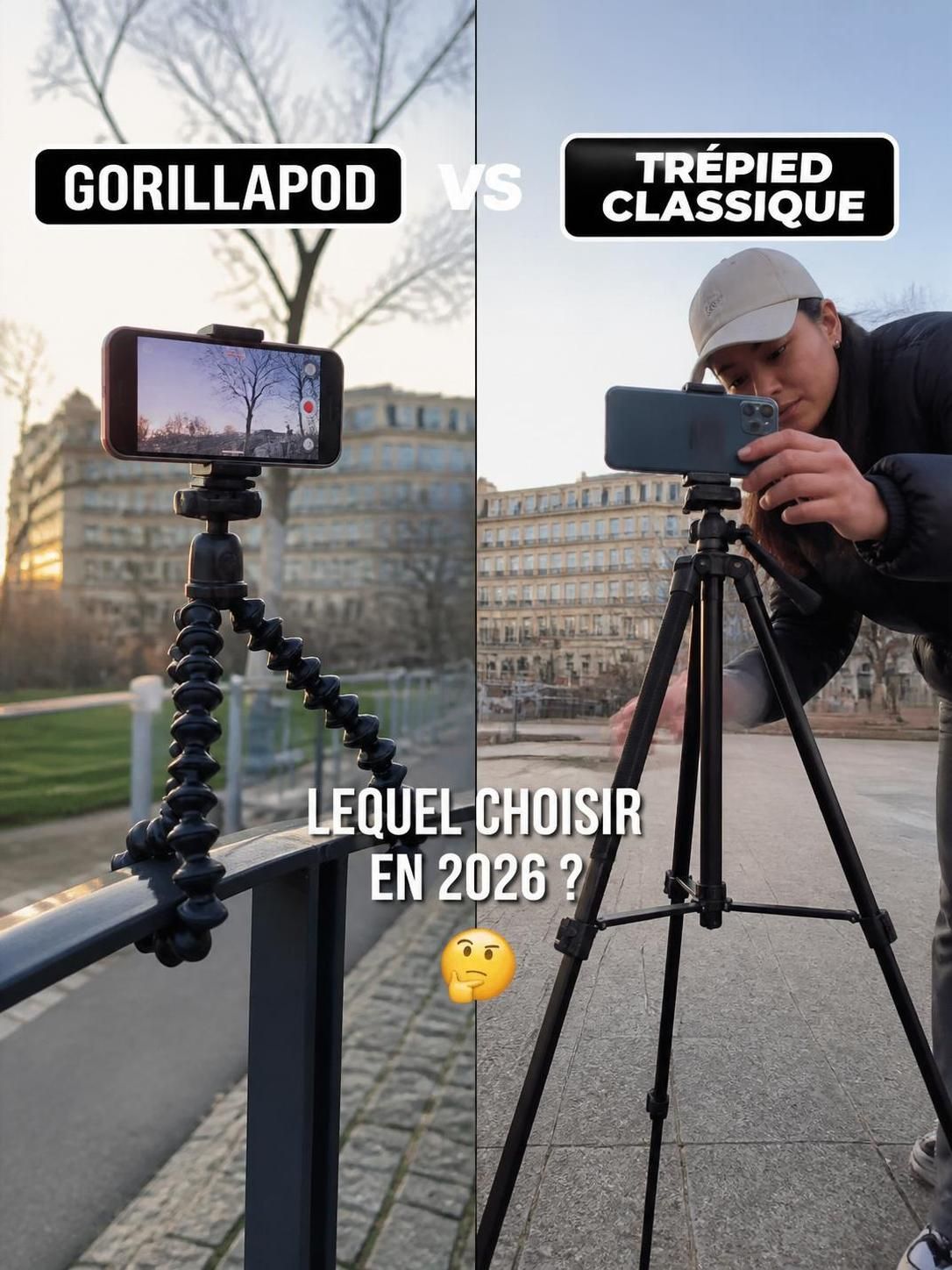 découvrez les avantages du gorillapod et du trépied classique pour filmer en mobilité. choisissez l'équipement idéal pour stabiliser vos prises de vue en toutes circonstances.