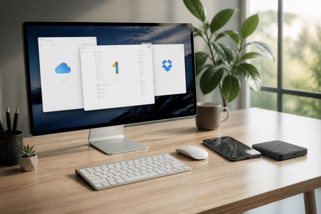 compare icloud, google one et dropbox pour stocker efficacement tes rushs ugc et choisis la solution qui convient le mieux à tes besoins de stockage en ligne.