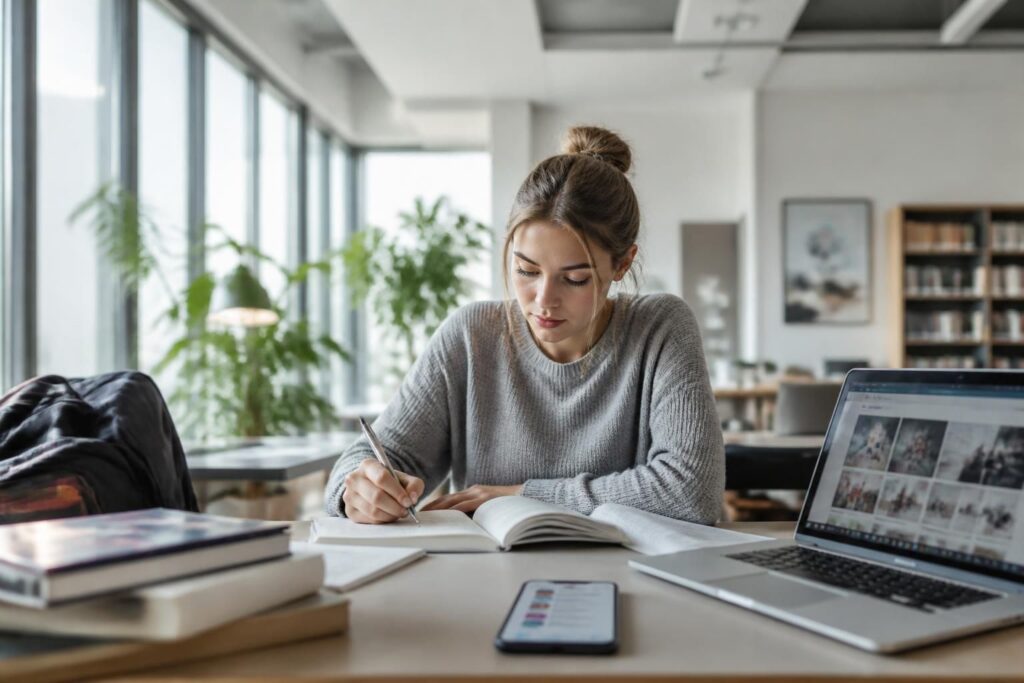 découvrez comment une créatrice ugc étudiante réussit à concilier ses études tout en lançant ses premières collaborations professionnelles.