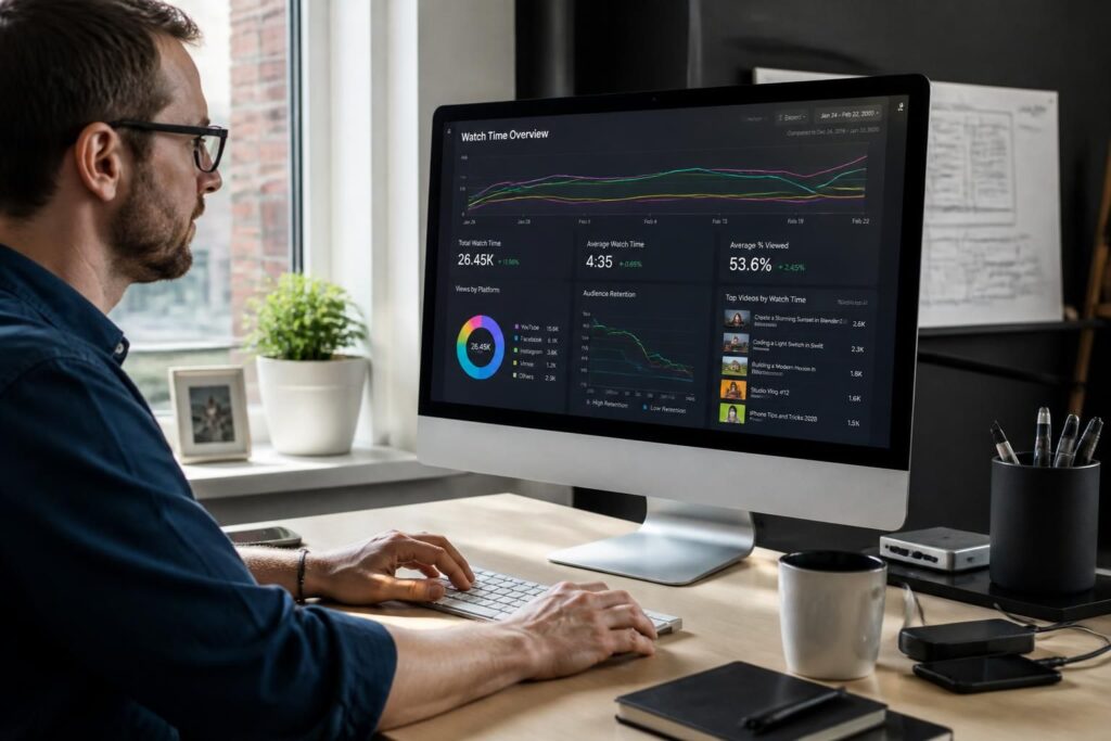 découvrez pourquoi le watch time est la métrique clé pour optimiser vos vidéos et capter l'attention de votre audience efficacement.